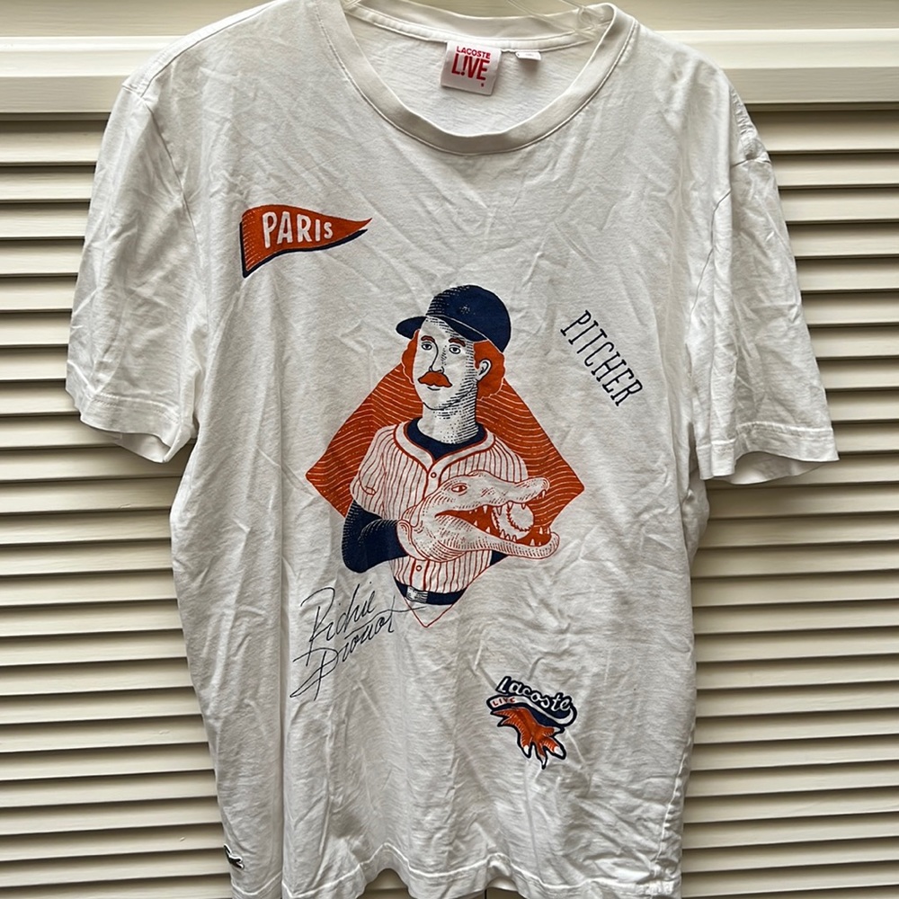 Lacoste live graphic “Richie drouot” tshirt